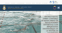 Desktop Screenshot of escuelanaval.mil.cl